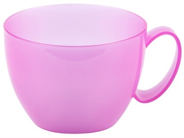 Filiżanka plastikowa wielorazowa 250 ml wrzosowa