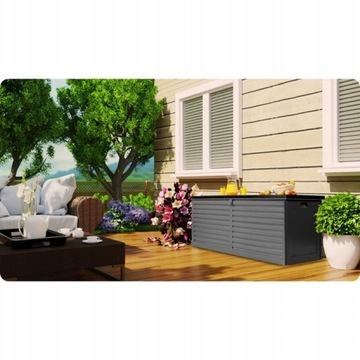 БАЛКОННЫЙ САДОВЫЙ ЯЩИК 390 Л * СИДЕНИЕ до 200 кг