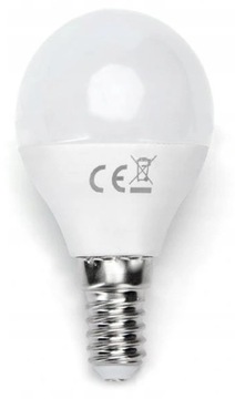 Żarówka LED G45 E14 5W 400lm 3000k