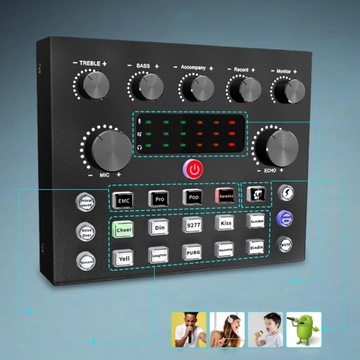8-КАНАЛЬНЫЙ DJ-СТУДИЙНЫЙ МИКШЕР BLUETOOTH