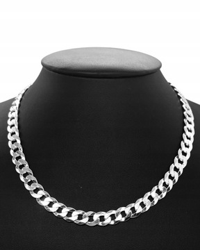 Srebrny Męski Łańcuszek Pancerka 60cm 44,9g 925