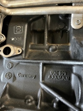 BLOK MOTORU 1.4 TSI CAX VW SEAT SKODA AUDI 03C011AS ORIGINÁLNÍ ZÁRUKA