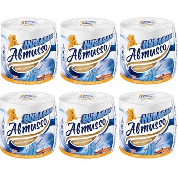 RĘCZNIK PAPIEROWY ALMUSSO CELULOZA 300 LISTKÓW x6