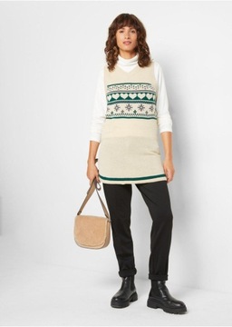 SWETER WE WZORY BONPRIX 40