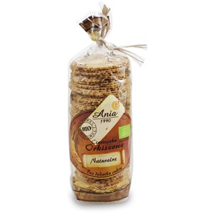BIO ANIA CIASTKA ORKISZOWE NATURALNE WAFELKI BEZ DODATKU CUKRU PRZEKĄSKA