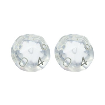 ZESTAW 2 KOSTEK K10 RPG ZAPOMNIANE RUNY KOŚĆ DZIESIĘCIOŚCIENNA 0-9