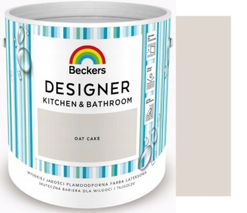 BECKERS K&B KUCHNIA ŁAZIENKA FARBA LATEKSOWA OAT CAKE 2.5L