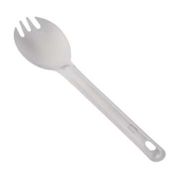 ućce Portable Titanium Toothed Spoon