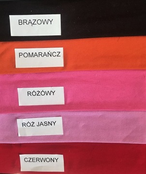 Dzianina Jersey wiskoza - elastan duża gama kolorów