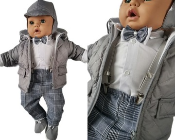 Крестильный наряд ОСЕННИЙ КУРТКА комплект костюм 62