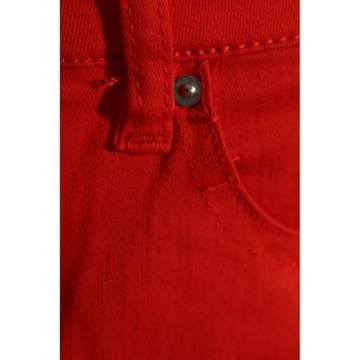 H&M Jeansy rurki Rozm. EU 36 czerwony