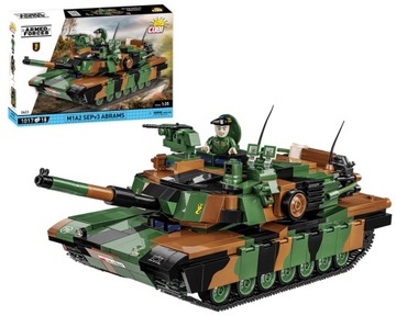 KLOCKI COBI 2623 CZOŁG M1A2 SEPV3 ABRAMS SYRENKA