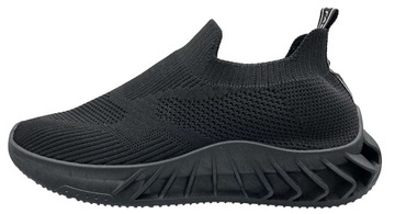 DAMSKIE BUTY SPORTOWE WSUWANE NB526 CZARNE 41