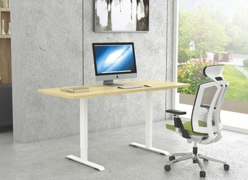 STELAŻ BIURKA elektryczny z regulacją wysokości 60-125cm Spacetronik czarny