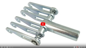 Szpon do zgrzewarki spotter SZPON spotter 6 hakowy 4mm Gwint M14 pazury