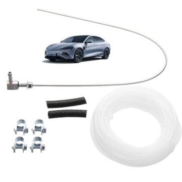 УГЛОВАЯ ТРУБКА ВСАСЫВАНИЯ ТОПЛИВА ДЛЯ WEBASTO EBERSPACHER PLANAR + 4X ХОМУТА ДЛЯ ШЛАНГА