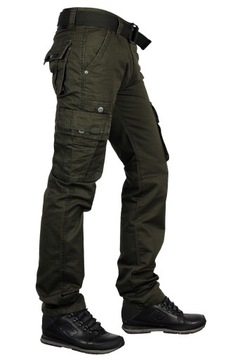 it079-4 гл. 34 РАБОЧИЕ БРЮКИ-КАРГО СВОБОДНЫЙ РЕМЕНЬ