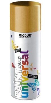 SPRAY SPREJ ZŁOTY ANTYCZNY BIODUR SZYBKOSCHNĄCY FARBA EMALIA 400ML
