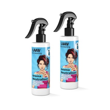 Neutralizator ZAPACHÓW zwierząt papierosów ODŚWIEŻACZ LAAV 250 ml x2