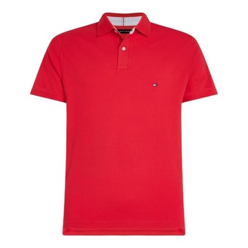 TOMMY HILFIGER MĘSKA KOSZULKA POLO 1985 REGULAR POLO CZERWONA r.XL