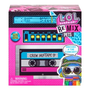 ZWIERZAK Z NIESPODZIANKA L.O.L. REMIX PETS 567080E