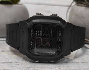 SPORTOWY MŁODZIEŻOWY ZEGAREK CASIO W-800H -1BVES