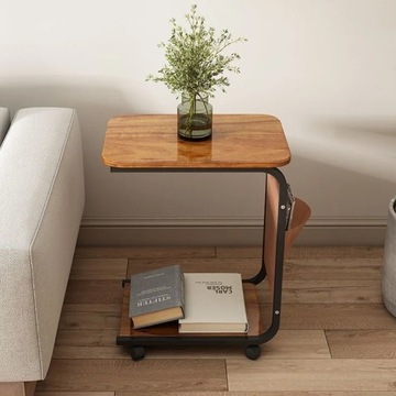 Мобильный журнальный столик/Боковой журнальный столик НА КОЛЕСАХ