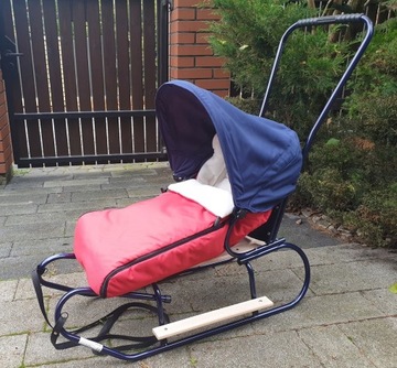 SANKI EVO +PCHACZ +CIEPŁY ŚPIWÓREK+BUDKA +PODNÓŻKI