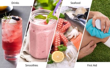 ВЫСОКОЭФФЕКТИВНАЯ ПОРТАТИВНАЯ МАШИНА ДЛЯ КУБИКОВ ЛЬДА