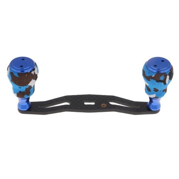 Прочная ручка катушки из углеродного волокна с тыквой из синего этиленвинилацетата.