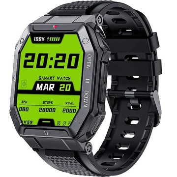 1,85CALA 350MAH 5ATM SMARTWATCH Z FUNKCJĄ TELEFONU