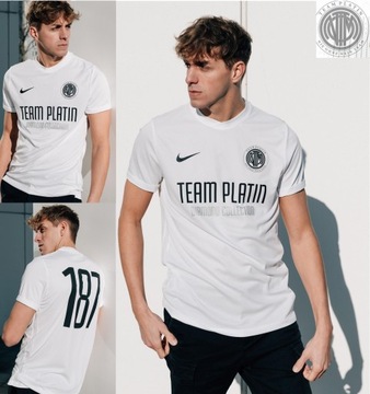 KOSZULKA NIKE MĘSKA TEAM PLATIN SPORTOWA DRY-FIT rozmiar L