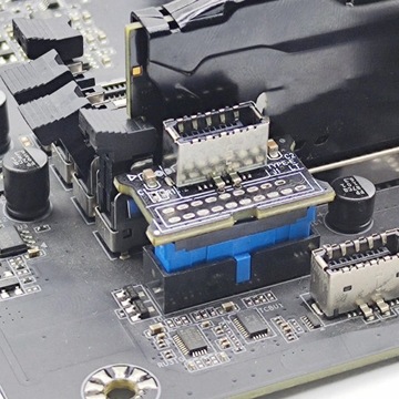 Материнская плата USB 3.0, передний адаптер 19PIN на 3.1 Type C, высококачественная запасная часть