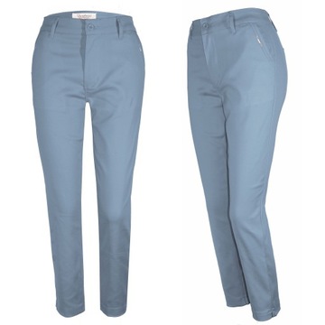 ELEGANCKIE SPODNIE CYGARETKI Push-up ZWĘŻANE 42