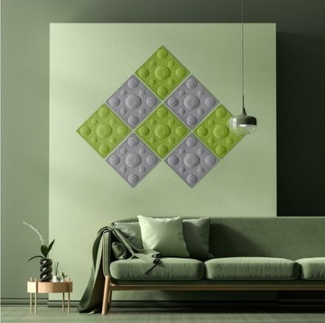 АКУСТИЧЕСКИЕ ПАНЕЛИ 30Х30СМ ПУЗЫРЬКИ ПРОМО