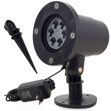 PROJEKTOR LED ŚWIĄTECZNY ANIMACJA ŚWIĘTA WEW/ZEW