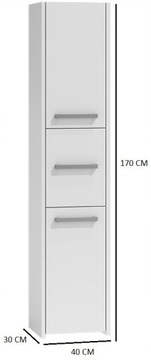 ПОЛКА ДЛЯ ШКАФА ДЛЯ ВАННОЙ S43 БЕЛЫЙ ТОП