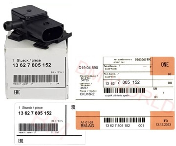 OE SENZOR TLAKU EMISÍ BMW E60 E90 F07 ASO