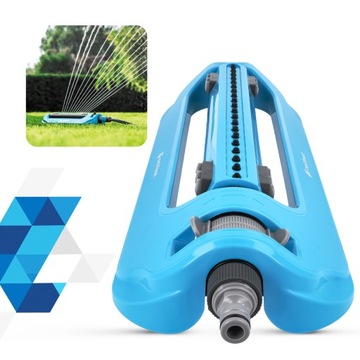 Zraszacz Wahadłowy CELLFAST SPRYSKIWACZ Do Podlewania Trawnika Ogrodu 263m2