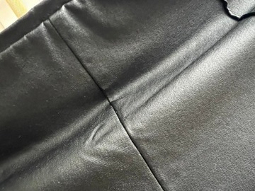 Spodnie legginsy woskowane ZARA imitacja skóry czarne r. 38 M