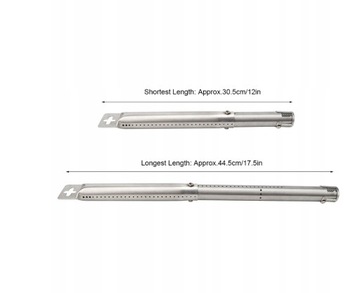 4 шт. Телескопические трубчатые горелки для гриля.