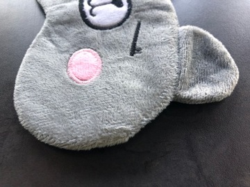 МАСКА ДЛЯ ВЕК ДЛЯ РАССЛАБЛЕНИЯ СНА плюшевый мишка серый OLDMAN PLUSH