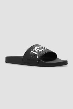 DSQUARED2 Czarne klapki Slide Sandals 44