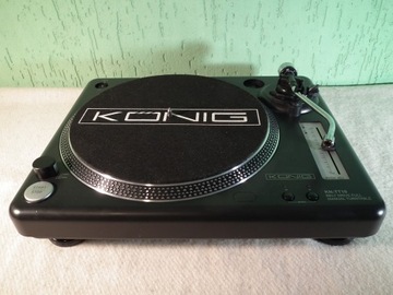 Gramofon KONIG KN-TT10 - Sprawny, bez wkładki, dobry, ładny, DJ-ski OKAZJA