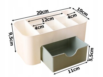 ЯЩИК ОРГАНАЙЗЕРА ДЛЯ КОСМЕТИКИ ЗЕЛЕНЫЙ (90) GAB_B