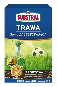 TRAWA SUBSTRAL Samozagęszczająca SPORTOWA 1kg