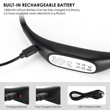 СВЕТОДИОДНАЯ ШЕЙНАЯ ЛАМПА ДЛЯ ЧТЕНИЯ USB 3 ЦВЕТА АККУМУЛЯТОР