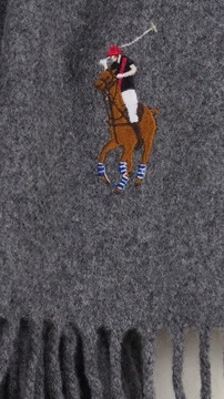 Ralph Lauren szalik Wełna-Big Pony -szal wełniany
