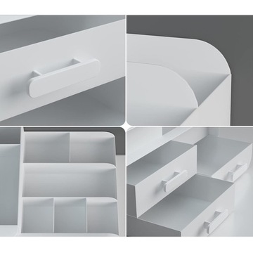 НАСТОЛЬНЫЕ ПРИНАДЛЕЖНОСТИ, ОРГАНАЙЗЕР ДЛЯ РУЧОК, КОЛОННЕЙ, БЕЛОЙ утвари