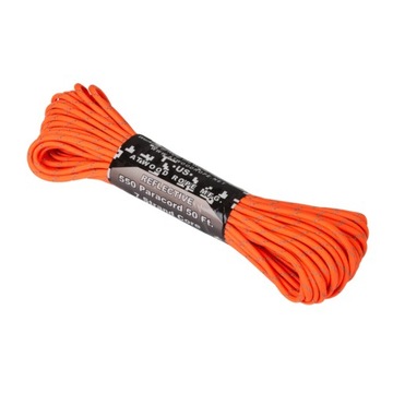 Linka 550 Paracord Reflective (50ft) Pomarańczowa